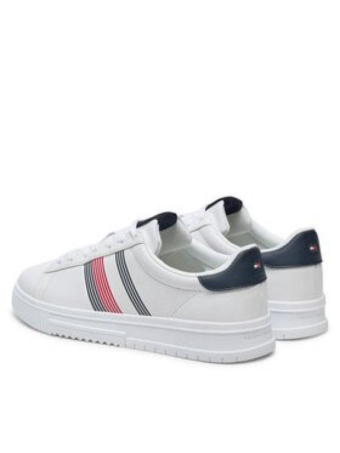 Tommy Hilfiger Sneakersy Supercup Lth Seasonal FM0FM05129 Biały