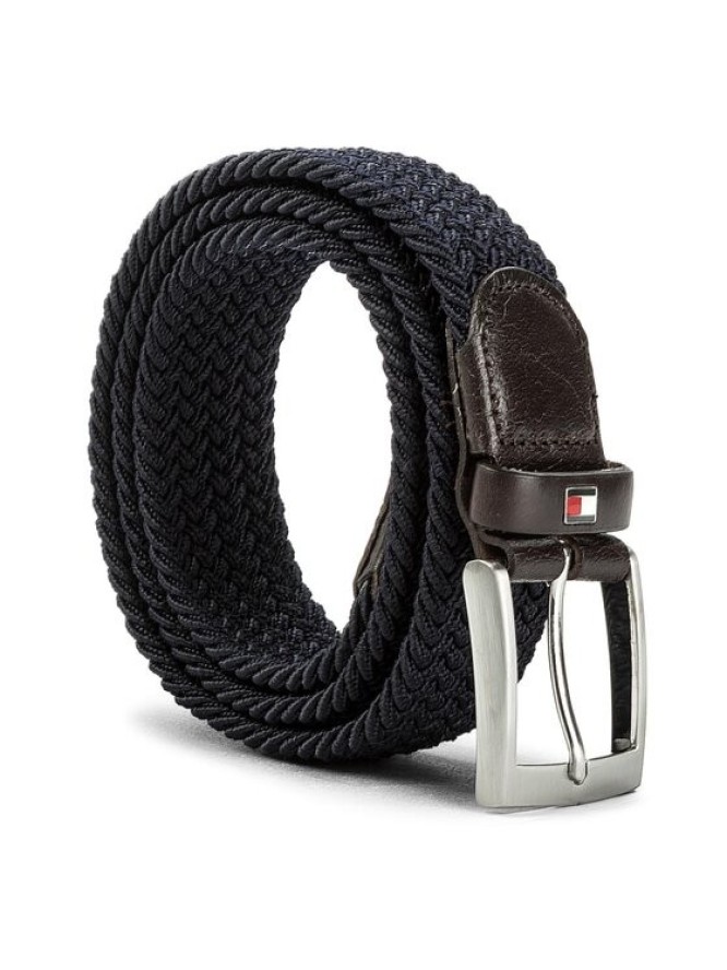 Tommy Hilfiger Pasek Męski New Adan Belt 3.5 AM0AM02801 85 Granatowy