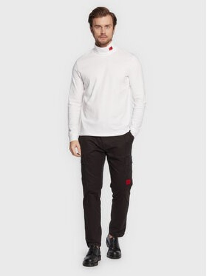 Hugo Golf Derollo224 50479373 Biały Slim Fit