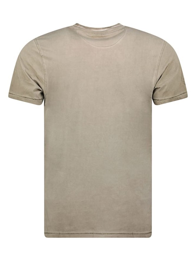 Geographical Norway Koszulka "Japoral" w kolorze khaki rozmiar: S