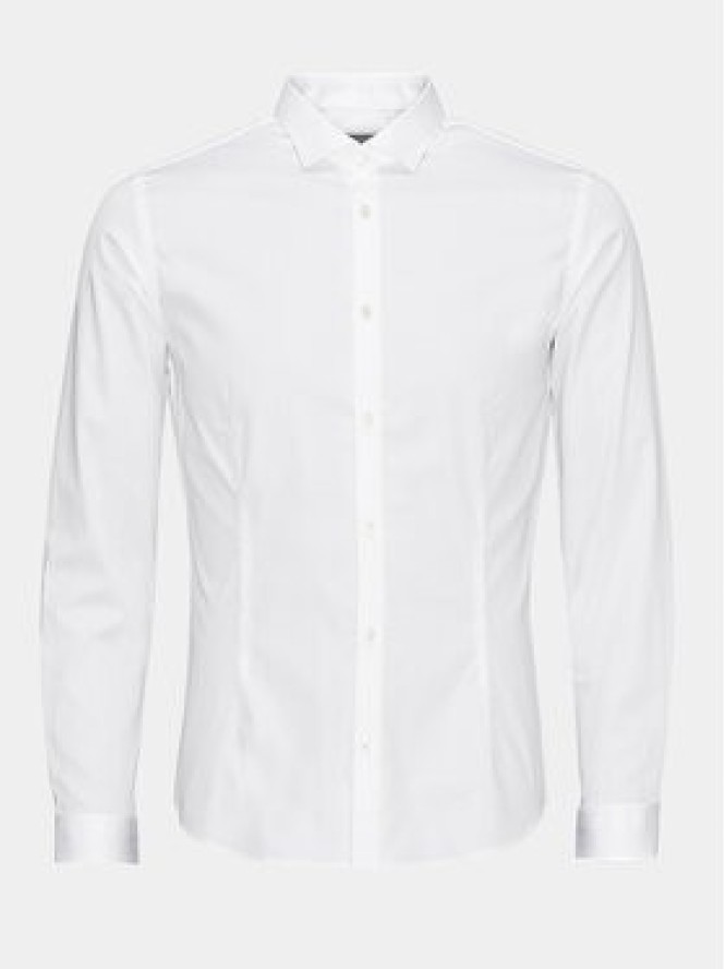 Jack&Jones Koszula Parma 12097662 Biały Super Slim Fit