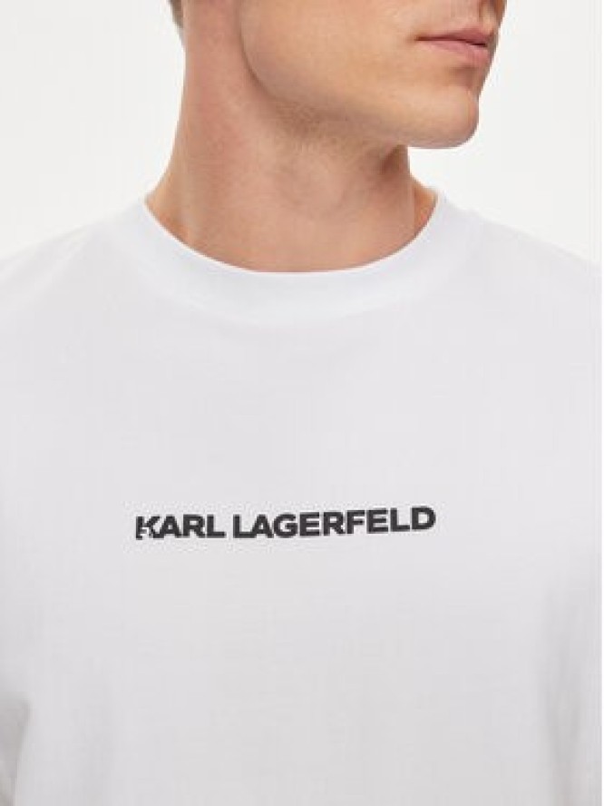 KARL LAGERFELD T-Shirt 755033 542221 Biały Regular Fit