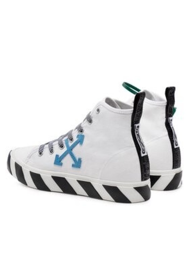 Off-White Sneakersy Mid Top Vulcanized Canvas OMIA119S22FAB0010145 Biały