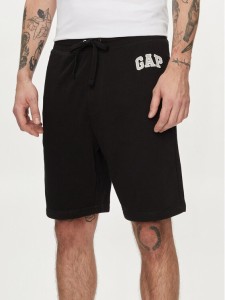 Gap Szorty sportowe 787059-03 Czarny Regular Fit