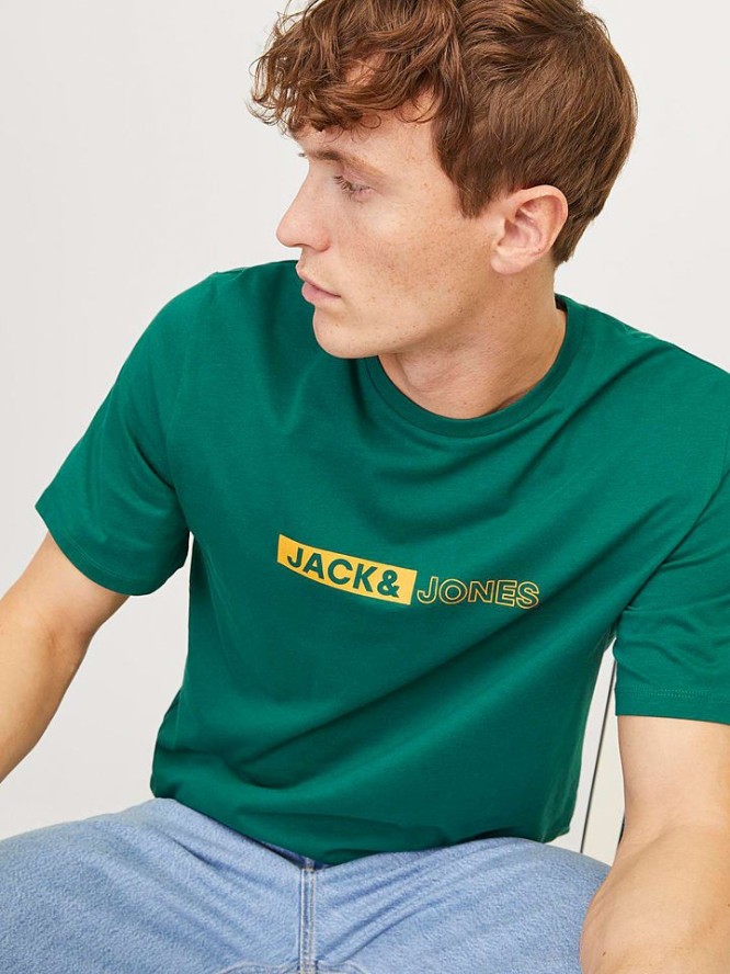 Jack & Jones Koszulka w kolorze zielonym rozmiar: XL