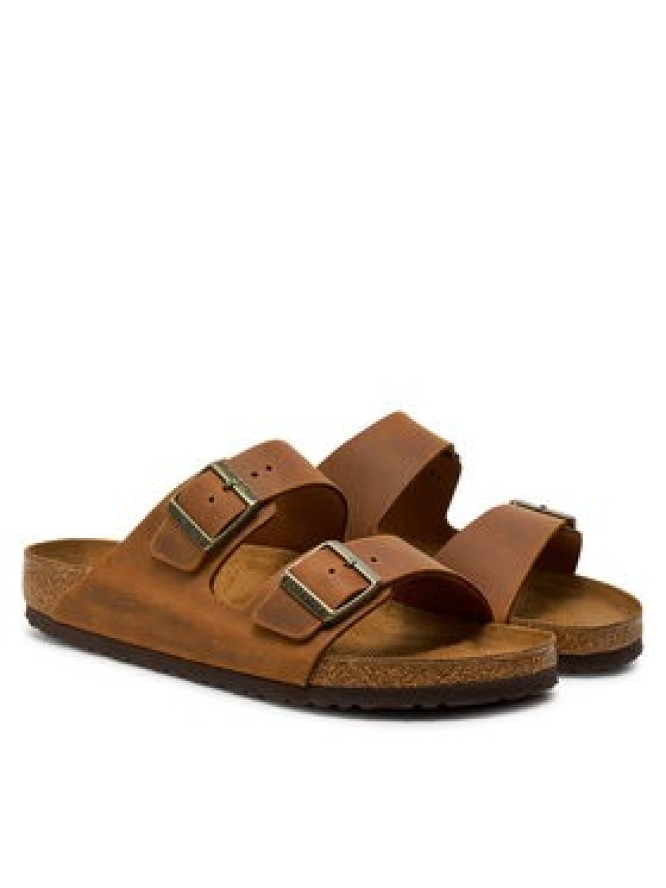 Birkenstock Klapki Arizona Leoi 1028272 Brązowy