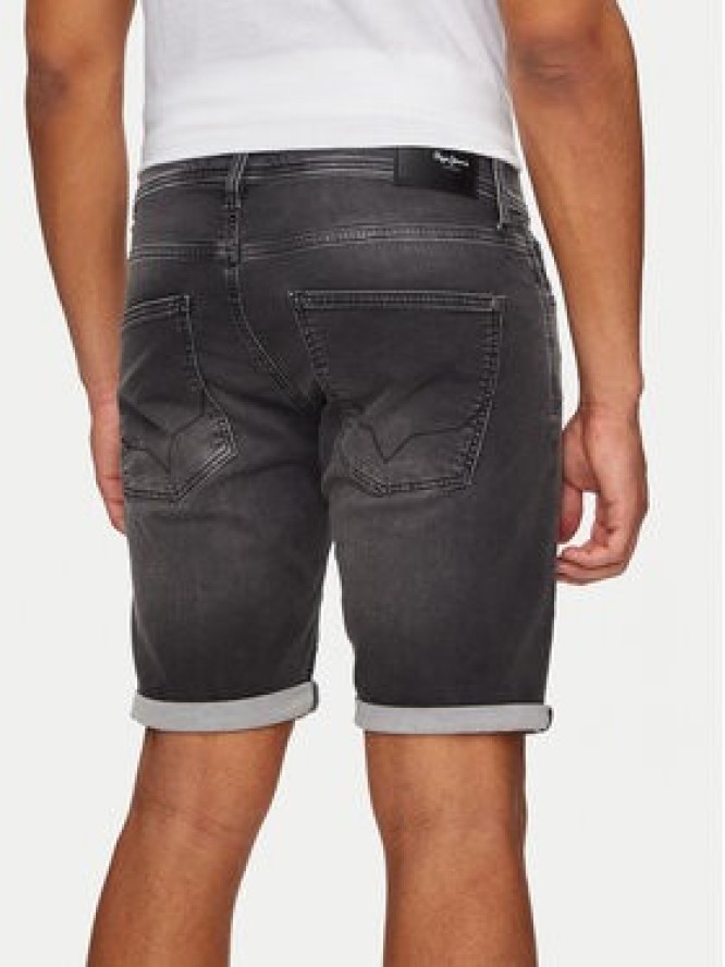 Pepe Jeans Szorty jeansowe Slim Gymdigo Short PM801075UH3 Szary Slim Fit