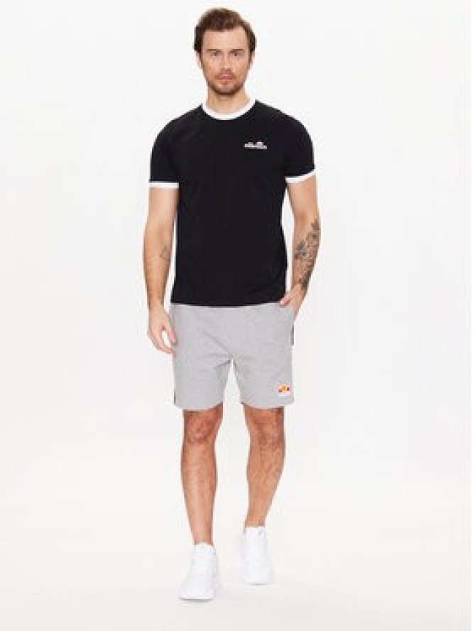 Ellesse T-Shirt Meduno SHR10164 Czarny Regular Fit