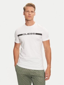 Guess T-Shirt U4BM01 K6YW1 Biały Regular Fit