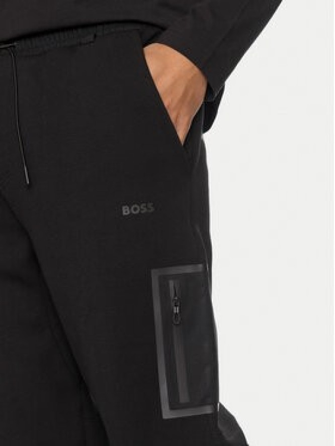 Boss Spodnie dresowe Hariq 50519026 Czarny Regular Fit