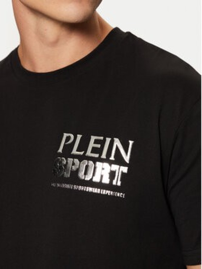 Plein Sport T-Shirt AADC MTK7913 STE003N Czarny Regular Fit