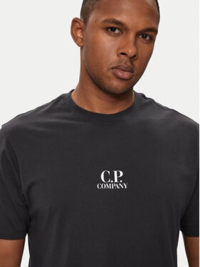 C.P. Company T-Shirt 17CMTS167A005100W Granatowy Regular Fit