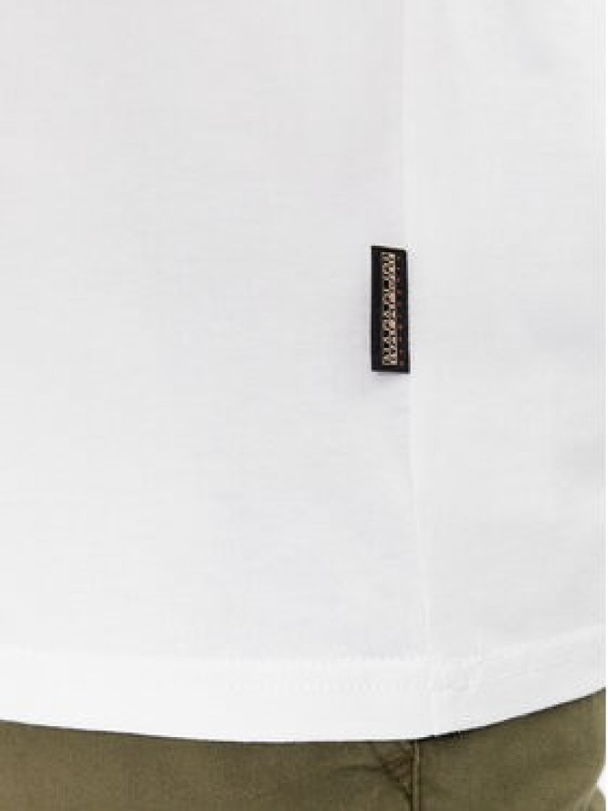 Napapijri T-Shirt S-Canada NP0A4HQM Biały Regular Fit