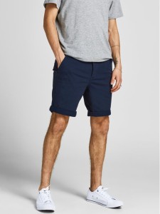 Jack&Jones Szorty materiałowe Dave 12182549 Granatowy Regular Fit