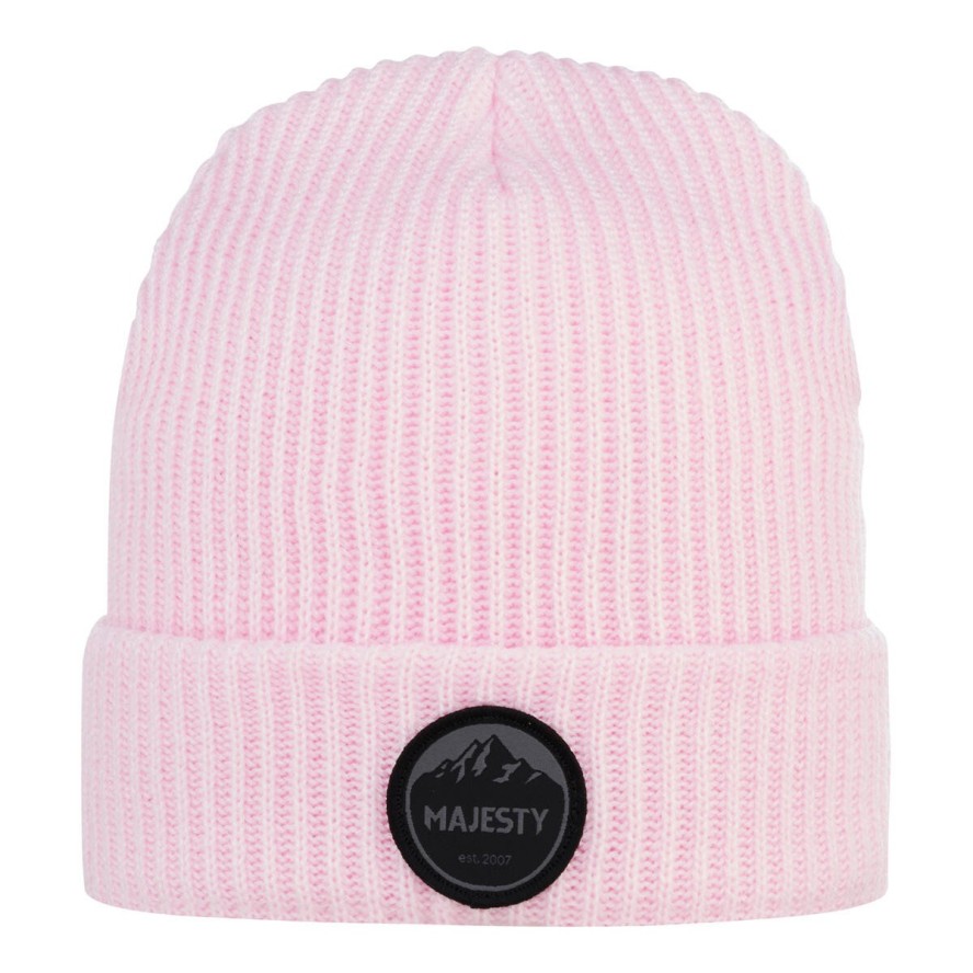 Czapka zimowa ocieplana Majesty Classic Beanie różowa