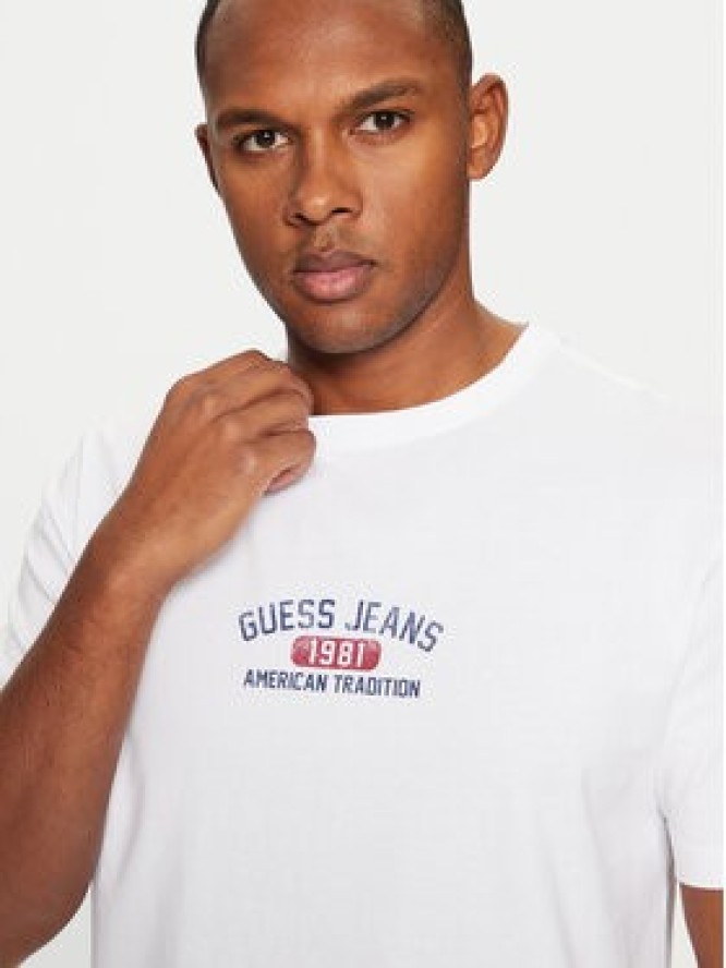 Guess T-Shirt M5RI77 K8FQ4 Biały Regular Fit