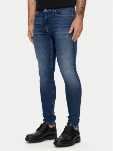 Calvin Klein Jeans Jeansy J30J325736 Niebieski Super Skinny Fit