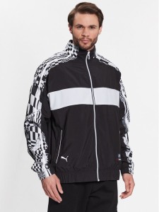 Puma Kurtka bomber BMW Statement 538111 Czarny Relaxed Fit