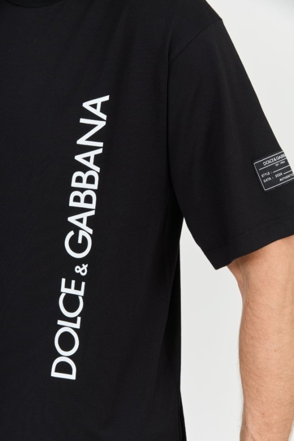 DOLCE & GABBANA Czarny t-shirt
