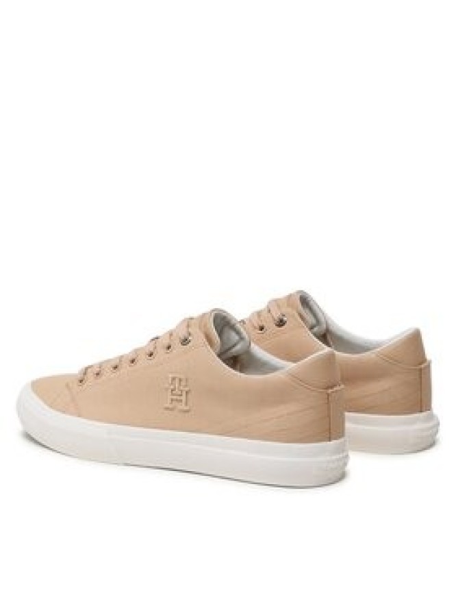 Tommy Hilfiger Tenisówki Th Hi Vulc Street Low Veg Dyes FM0FM04688 Brązowy