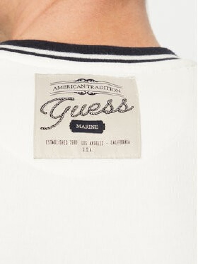 Guess Sweter M5RQ12 KCLK2 Écru Regular Fit