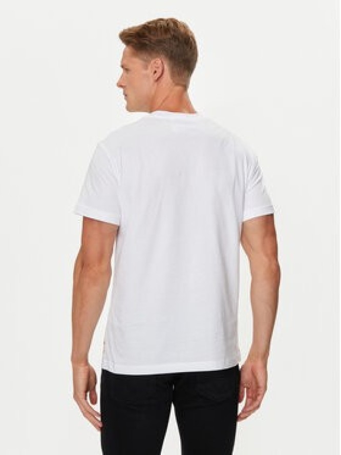 Versace Jeans Couture T-Shirt 76GAH6SW Biały Regular Fit