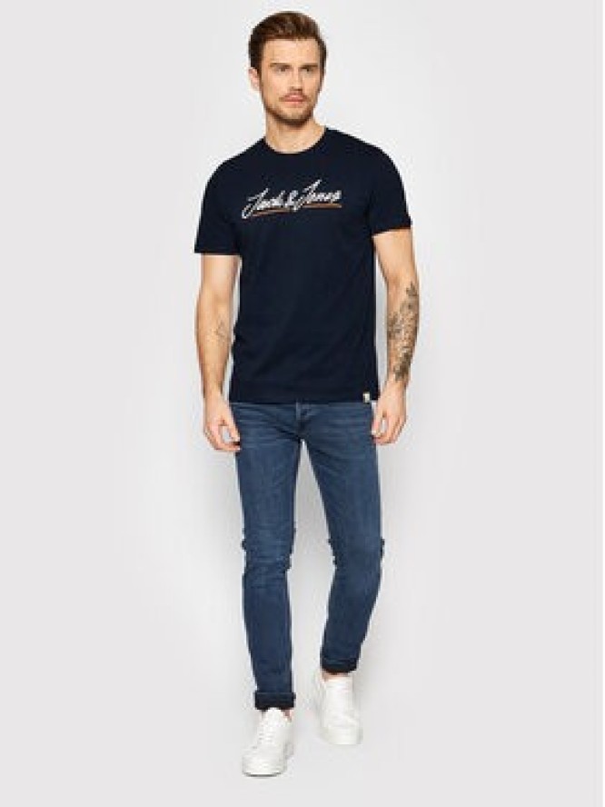 Jack&Jones T-Shirt Tons 12205107 Granatowy Regular Fit