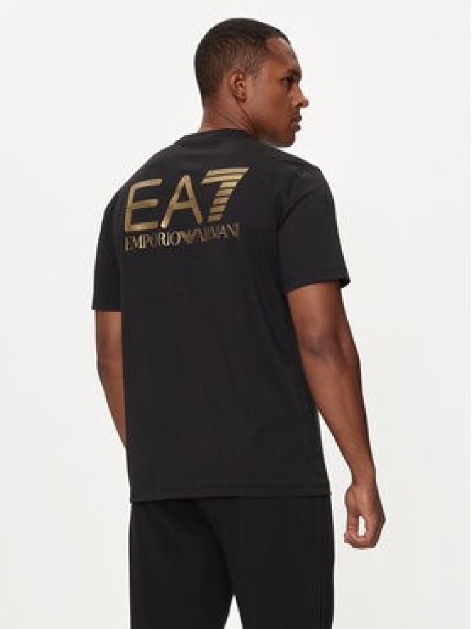 EA7 Emporio Armani T-Shirt 6DPT06 PJFFZ 1200 Czarny Regular Fit