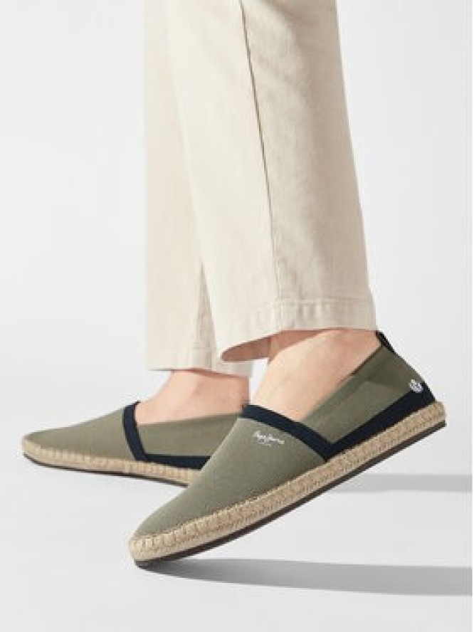 Pepe Jeans Espadryle Tourist Camp Knit PMS10313 Khaki