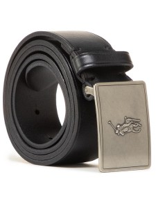 Polo Ralph Lauren Pasek Męski 36mm Pp Plaque Belt 405691693001 Czarny