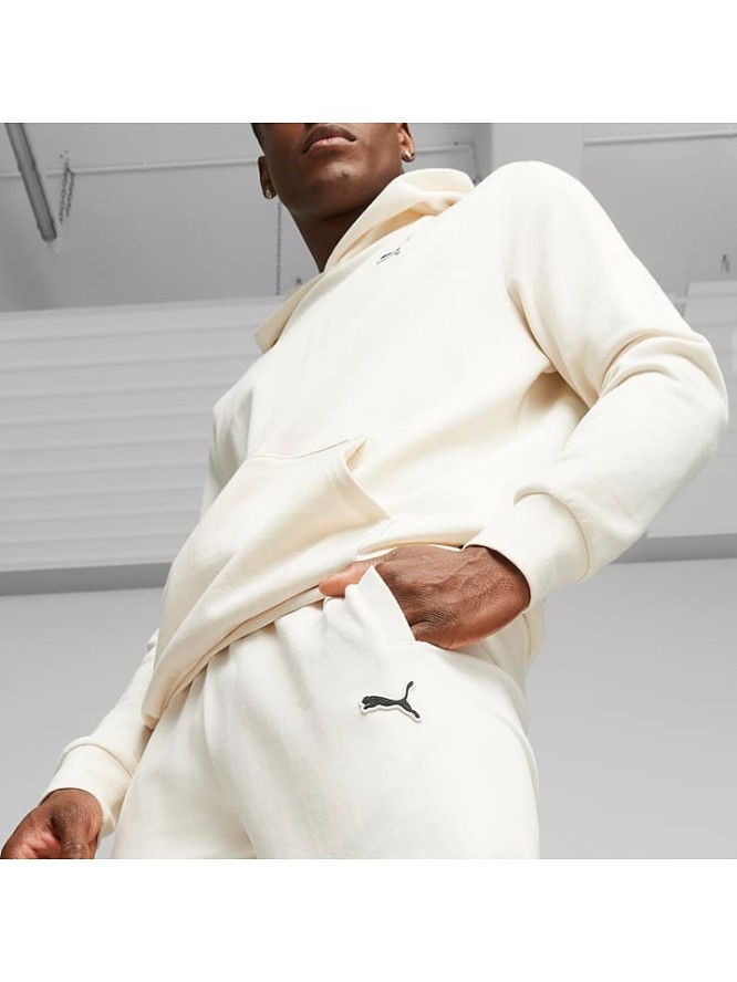Puma Spodnie dresowe "Better Essentials" w kolorze białym rozmiar: XXL
