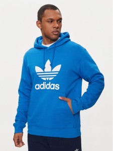 adidas Bluza adicolor Classics Trefoil IM9410 Niebieski Regular Fit