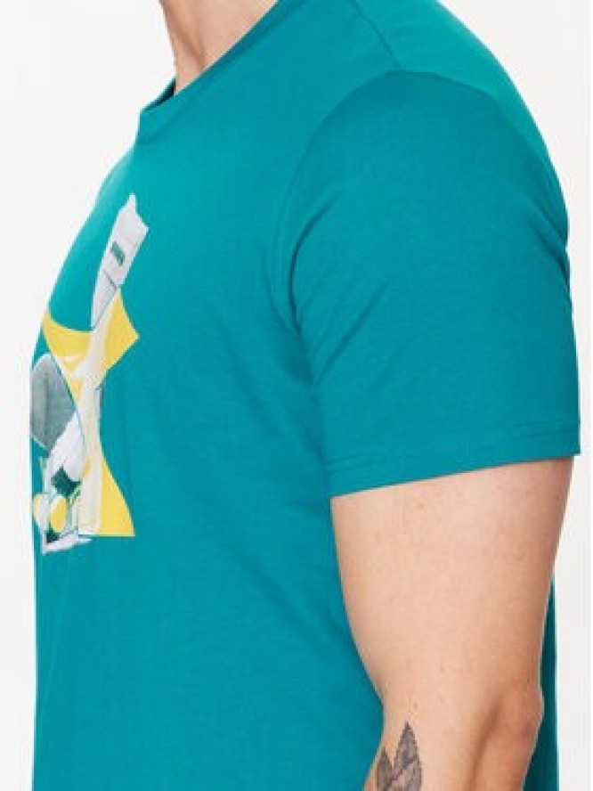 Diadora T-Shirt Ss Archive 102.179300 Niebieski Regular Fit