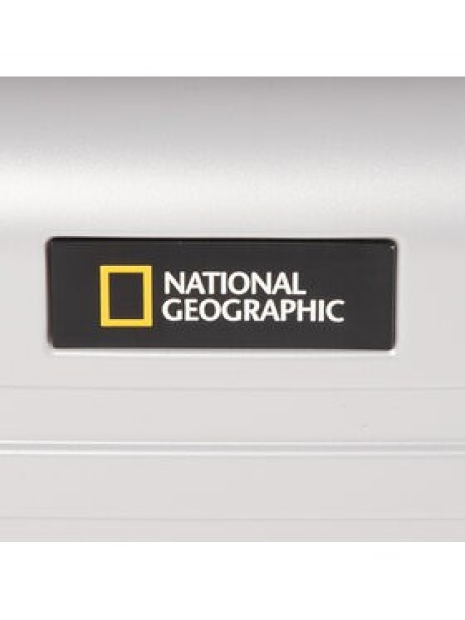 National Geographic Walizka kabinowa Luggage N164HA.60.23 Srebrny