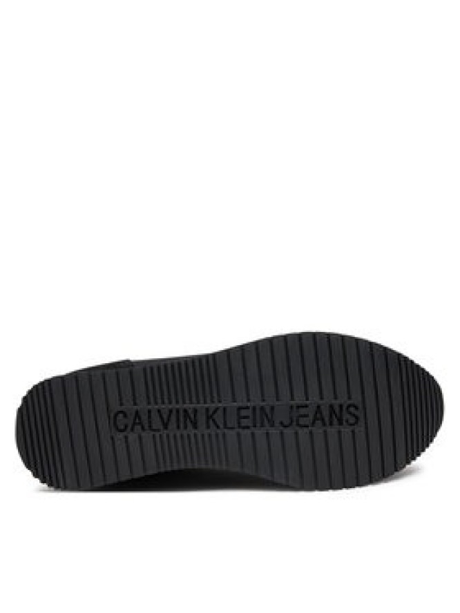 Calvin Klein Sneakersy Retro Runner Iconic Snk YM0YM01119 Czarny