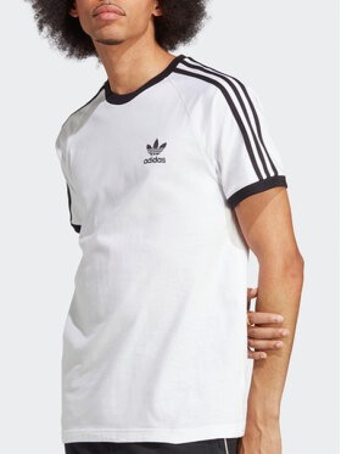 adidas T-Shirt Adicolor Classics 3-Stripes T-Shirt IA4846 Biały Slim Fit