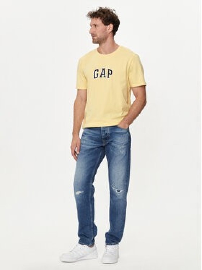 Gap T-Shirt 570044-10 Żółty Regular Fit