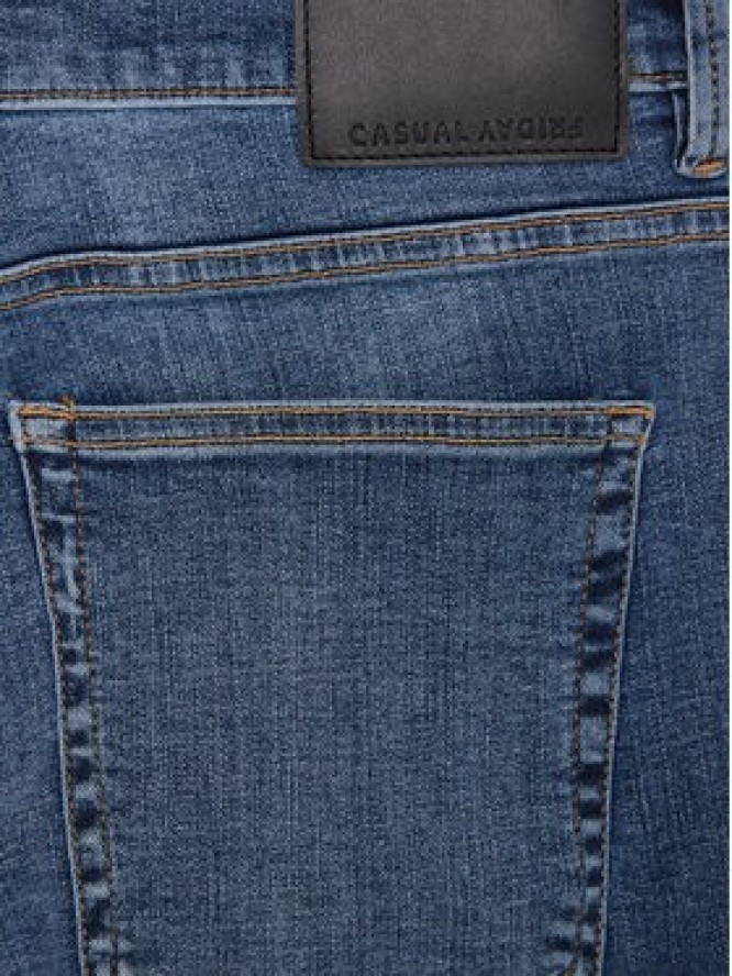 Casual Friday Szorty jeansowe 20504124 Niebieski Slim Fit