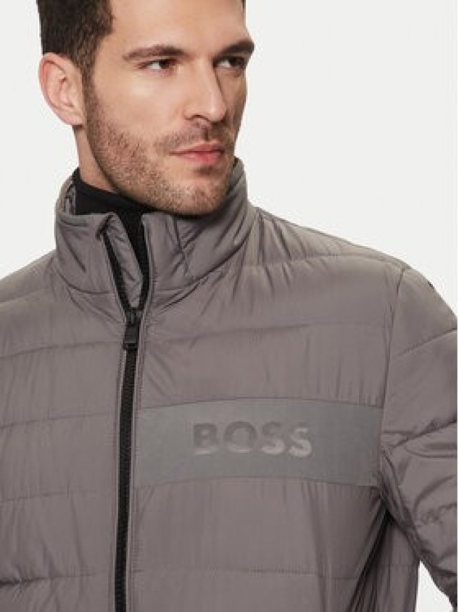 BOSS Kurtka przejściowa 50519237 Szary Regular Fit