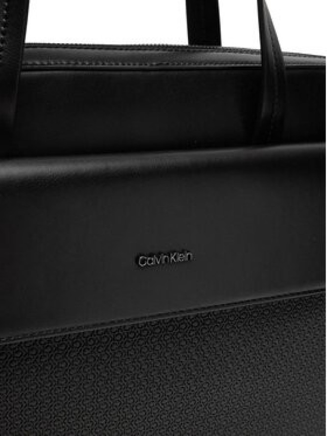 Calvin Klein Torba na laptopa Vertical Lines K50K512257 Czarny