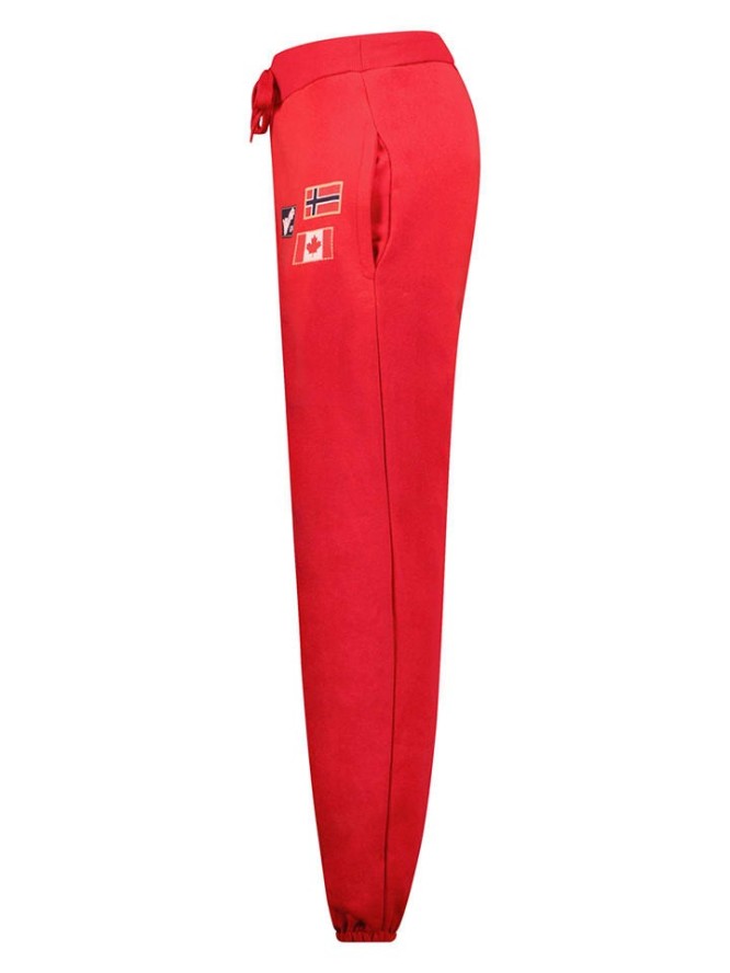 Geographical Norway Spodnie dresowe "Madock" w kolorze czerwonym rozmiar: XL