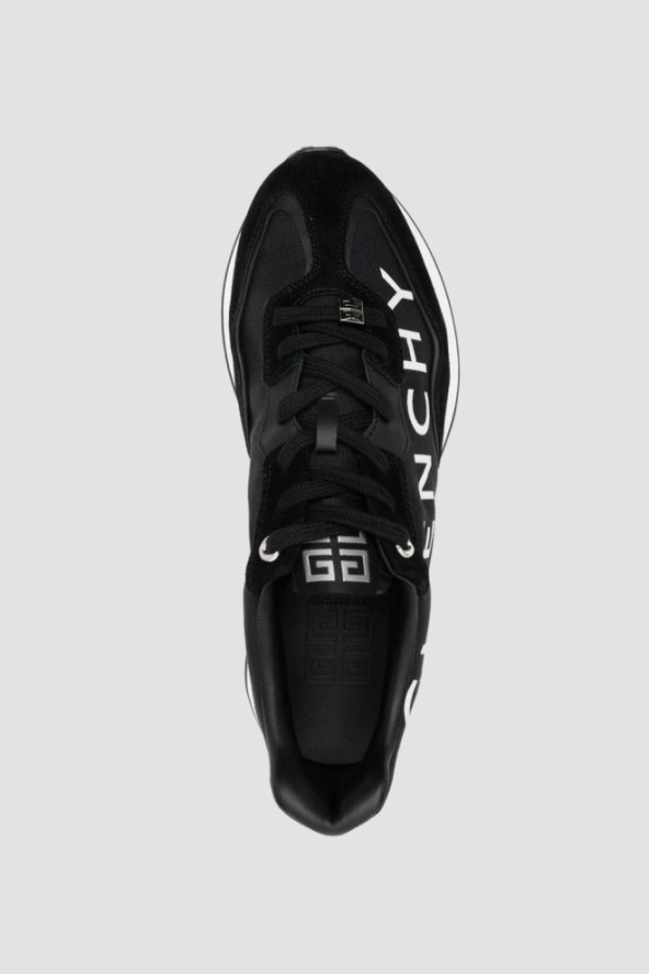 GIVENCHY Czarne sneakersy GIV RUNNER LIGHT