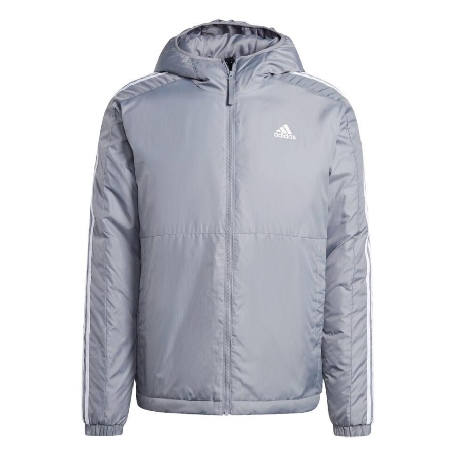 Kurtka Essentials 3-Stripes Insulated Hooded