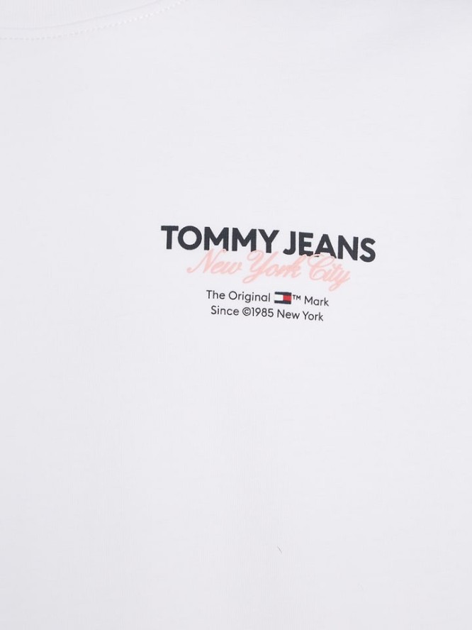 TOMMY JEANS Koszulka w kolorze białym rozmiar: S