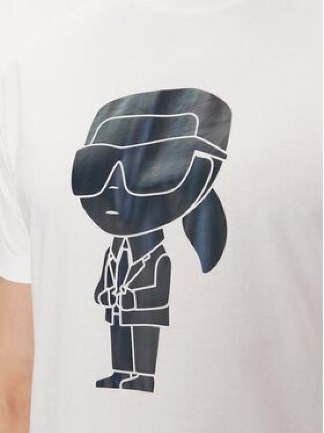 KARL LAGERFELD T-Shirt 755424 542241 Biały Regular Fit