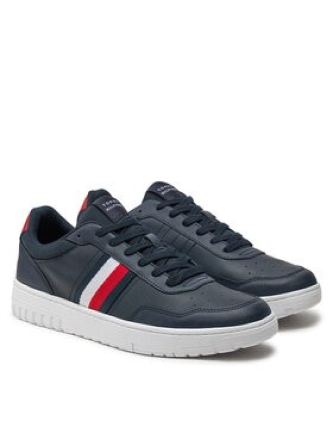 Tommy Hilfiger Sneakersy Th Basket Core Lite FM0FM05116 Granatowy