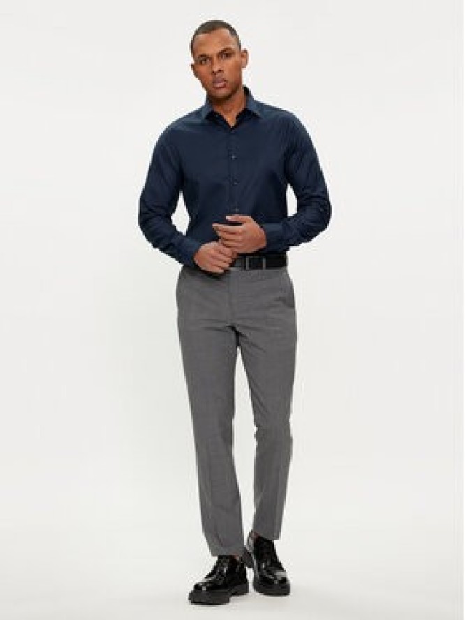 Michael Kors Koszula MD0DS01032 Granatowy Slim Fit