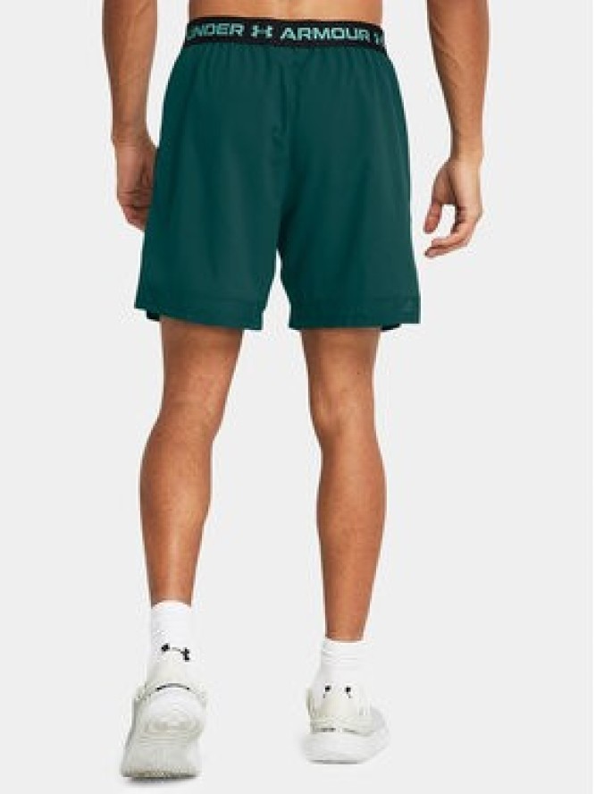Under Armour Szorty sportowe Ua Vanish Woven 6In Shorts 1373718-449 Zielony Fitted Fit