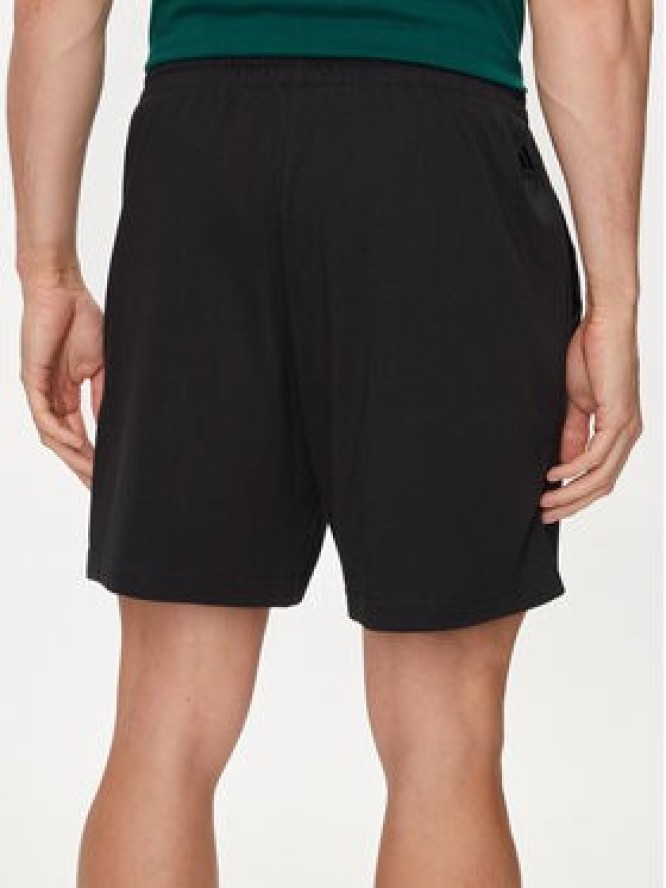 adidas Szorty sportowe AEROREADY Essentials Single Jersey Linear Logo Shorts IC0062 Czarny Regular Fit