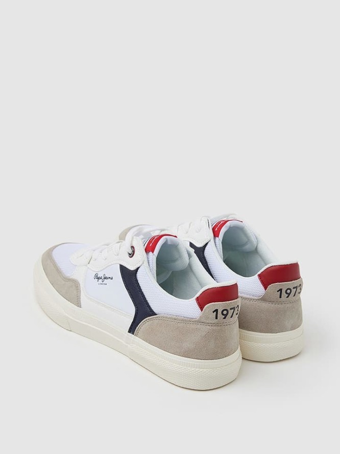 Pepe Jeans FOOTWEAR Sneakersy w kolorze biało-szarym rozmiar: 42